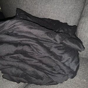 Elegant Black Fabric leggings
